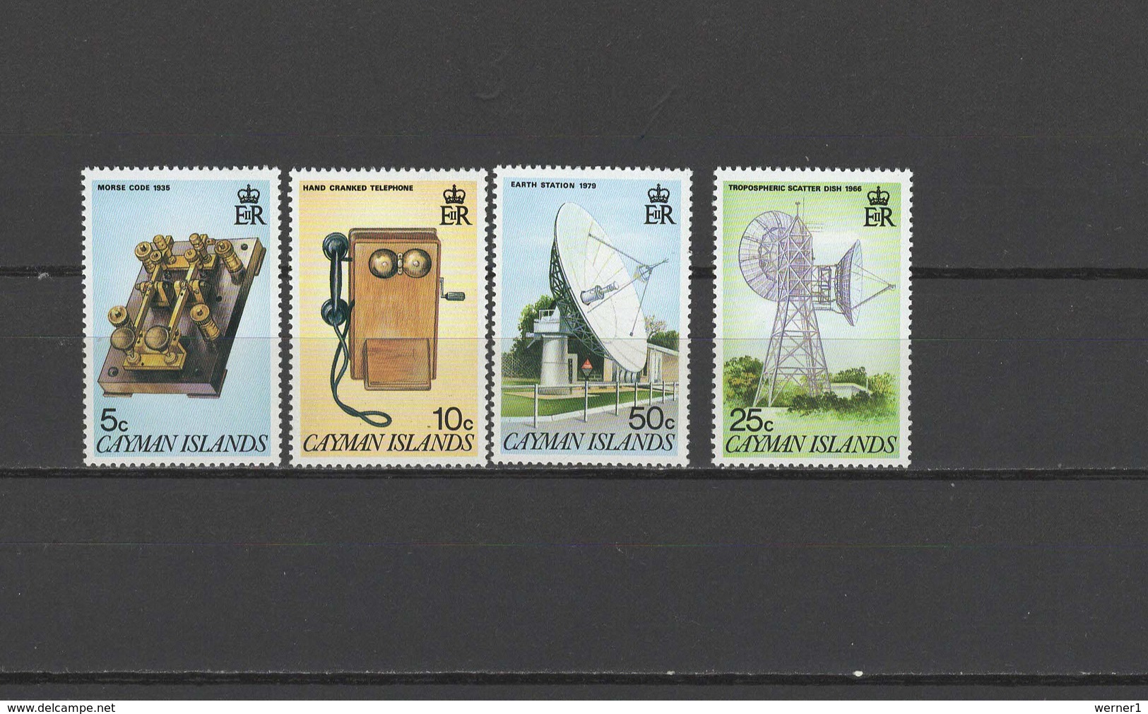 Cayman Islands 1985 Space Telecommunication Set Of 4 MNH - North  America