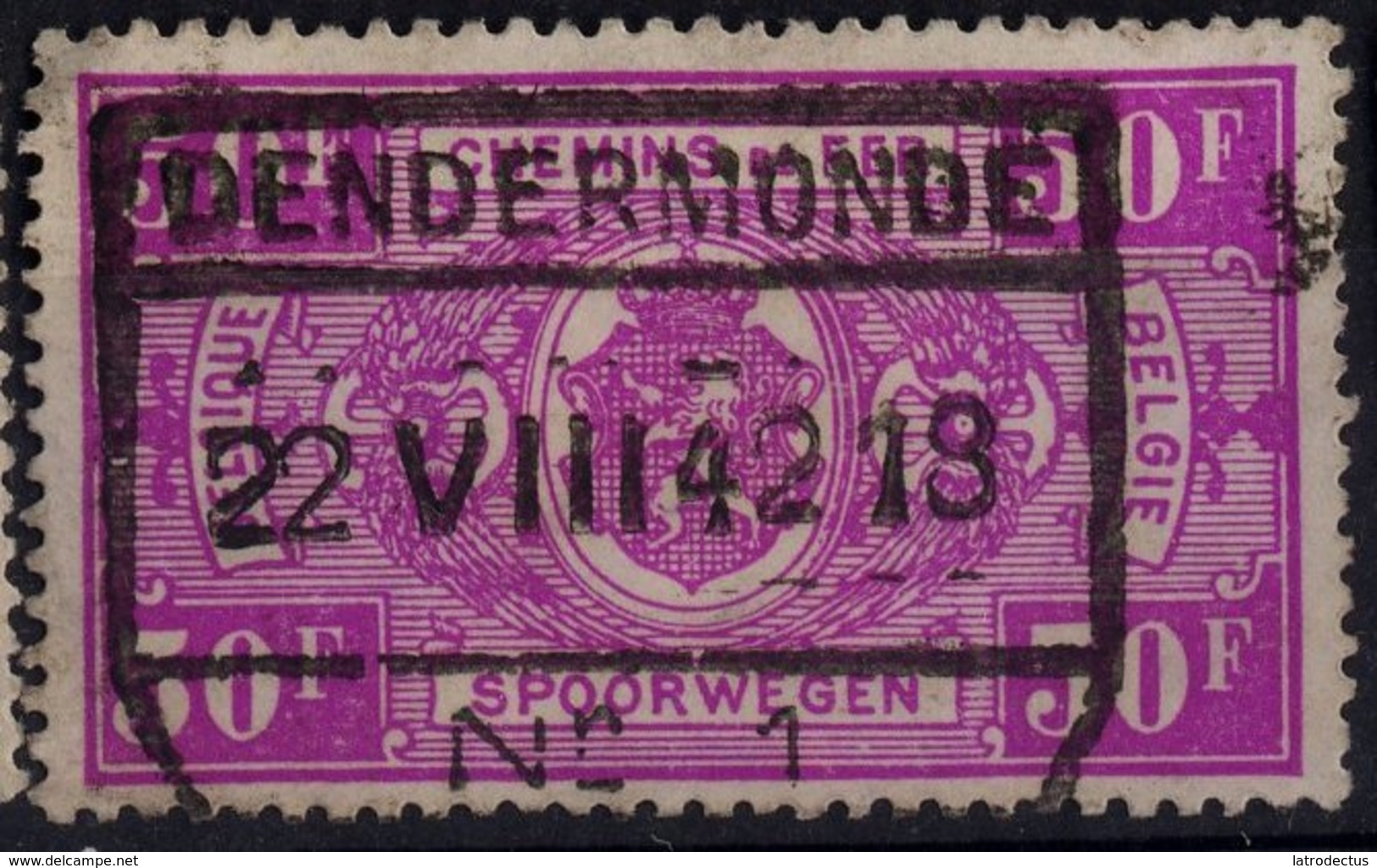 1923-1941 - Spoorwegzegels - Dendermonde, Termonde - Autres & Non Classés