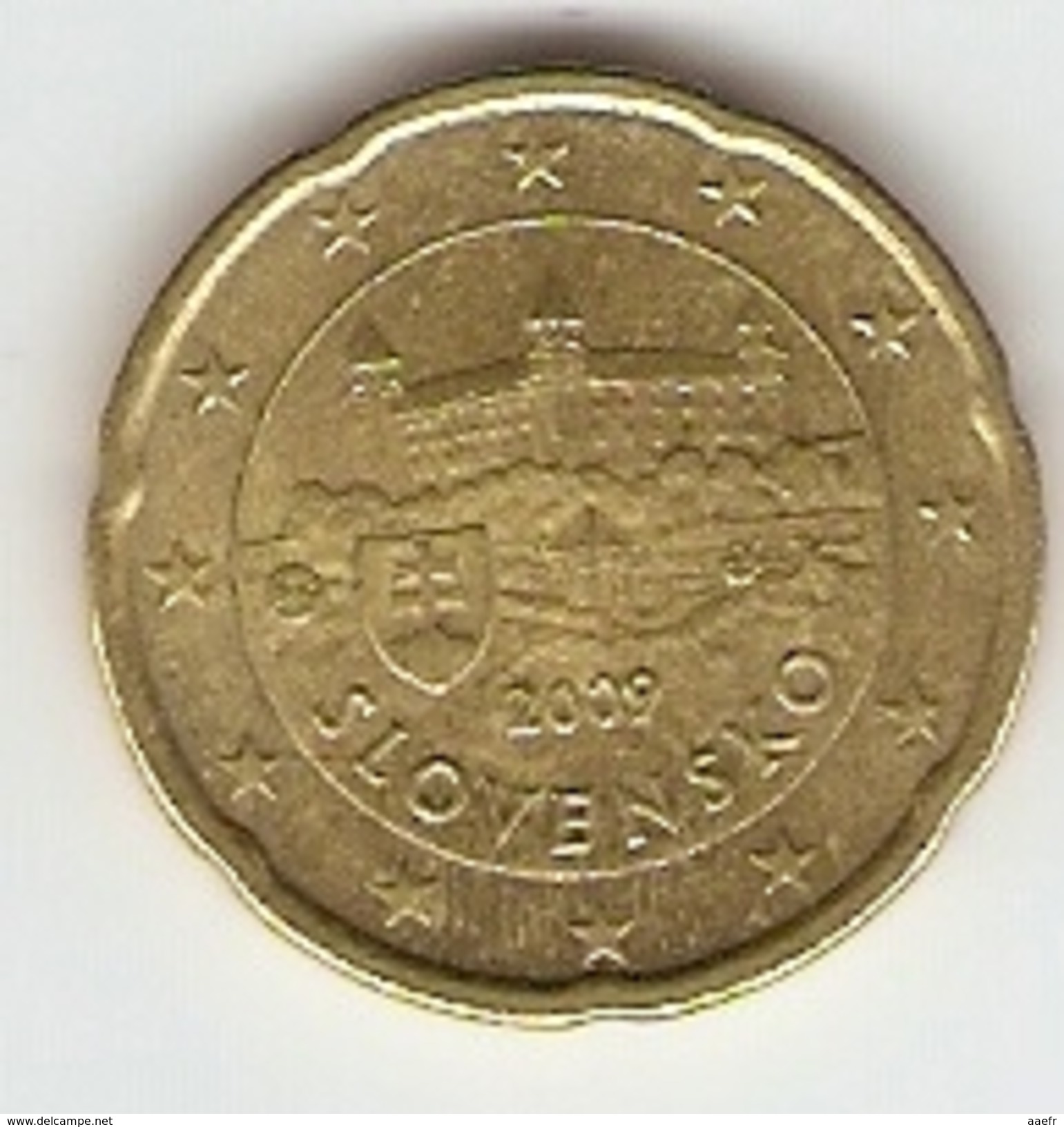 Slovaquie 2009 - 20 Cents - Amoirie - Slovensko - Eslovaquia