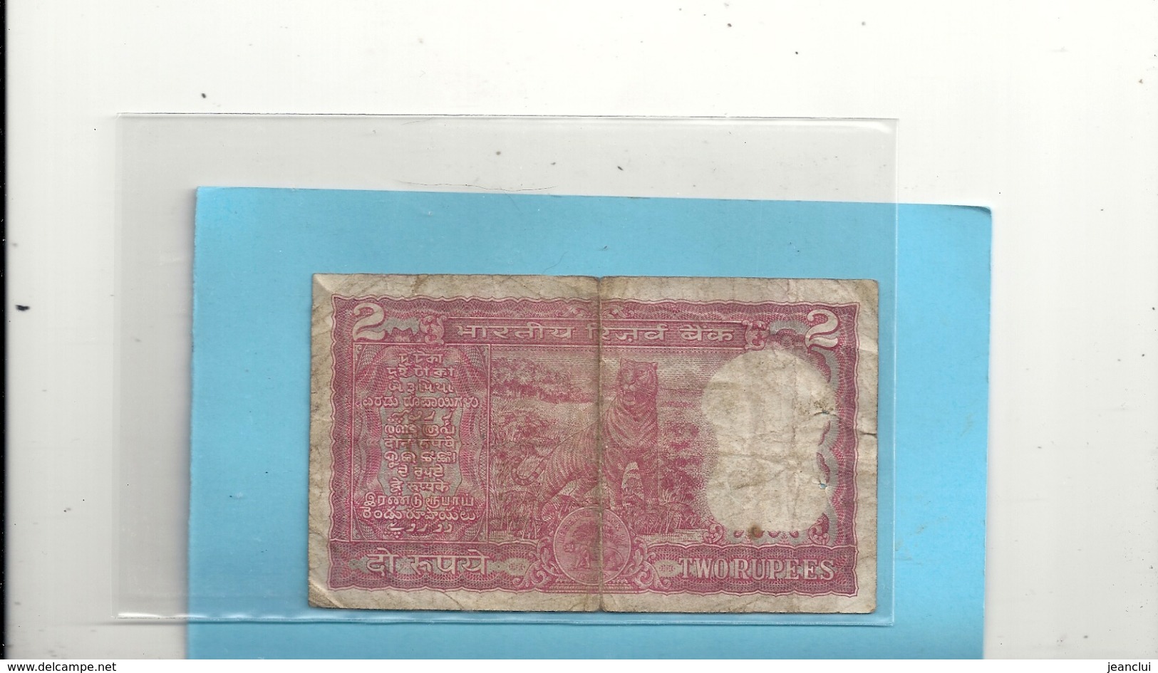 RESERVE BANK OF INDIA . 2 RUPEES . N° Q/25 J 70197 .CORRECTED TO URDU ( No Persian ) - Inde
