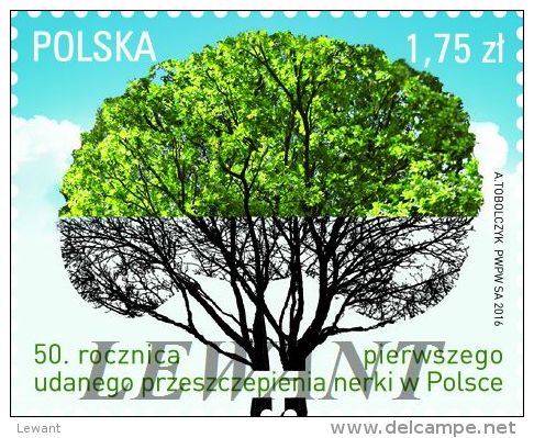 2016.01.22. 50th Anniversary Of The First Successful Kidney Transplant In Poland - MNH - Ungebraucht