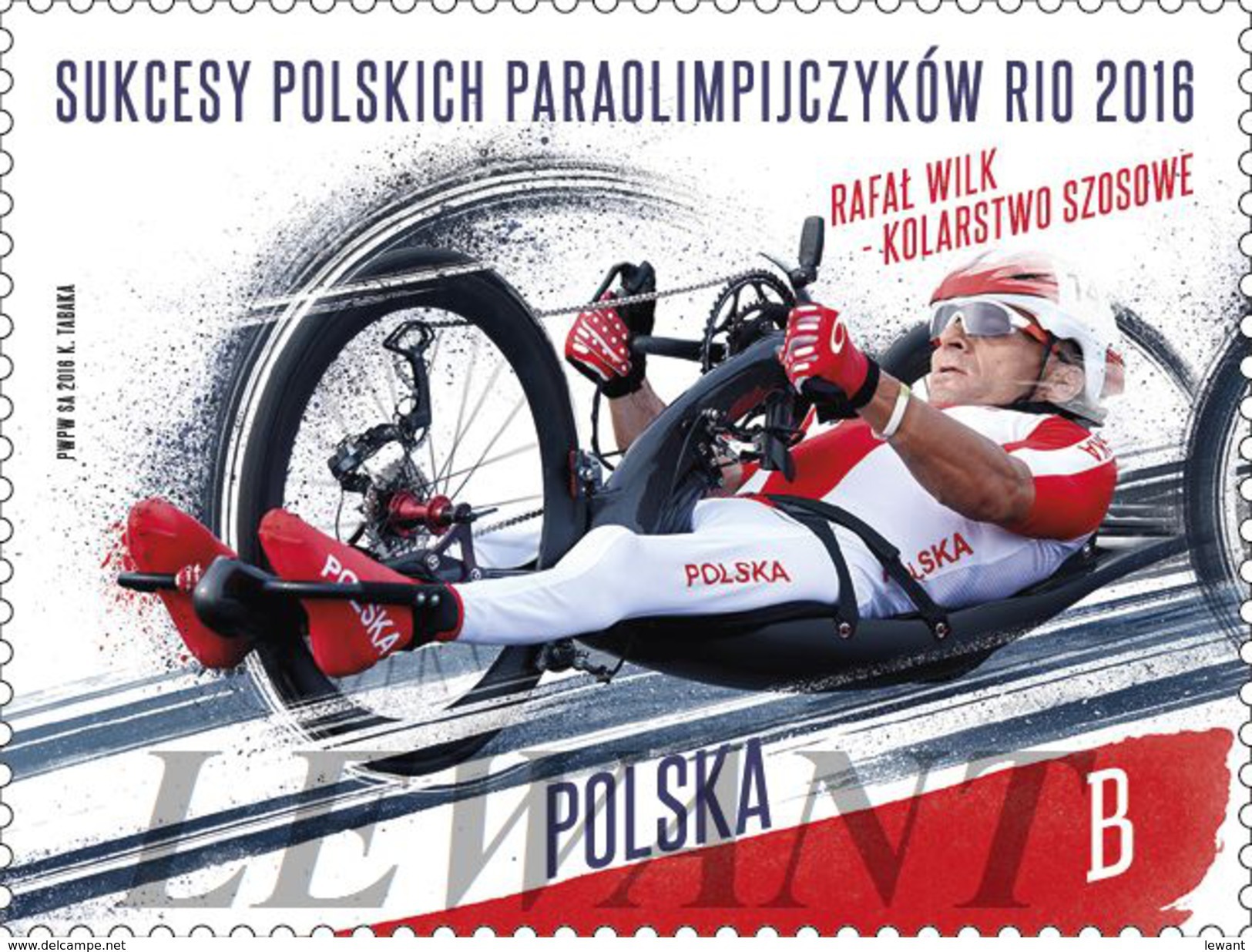 2016.12.03. The Successes Of Polish Paralympic Rio 2016 - Rafal Wilk, Paralympic Handcyclist - MNH - Ongebruikt