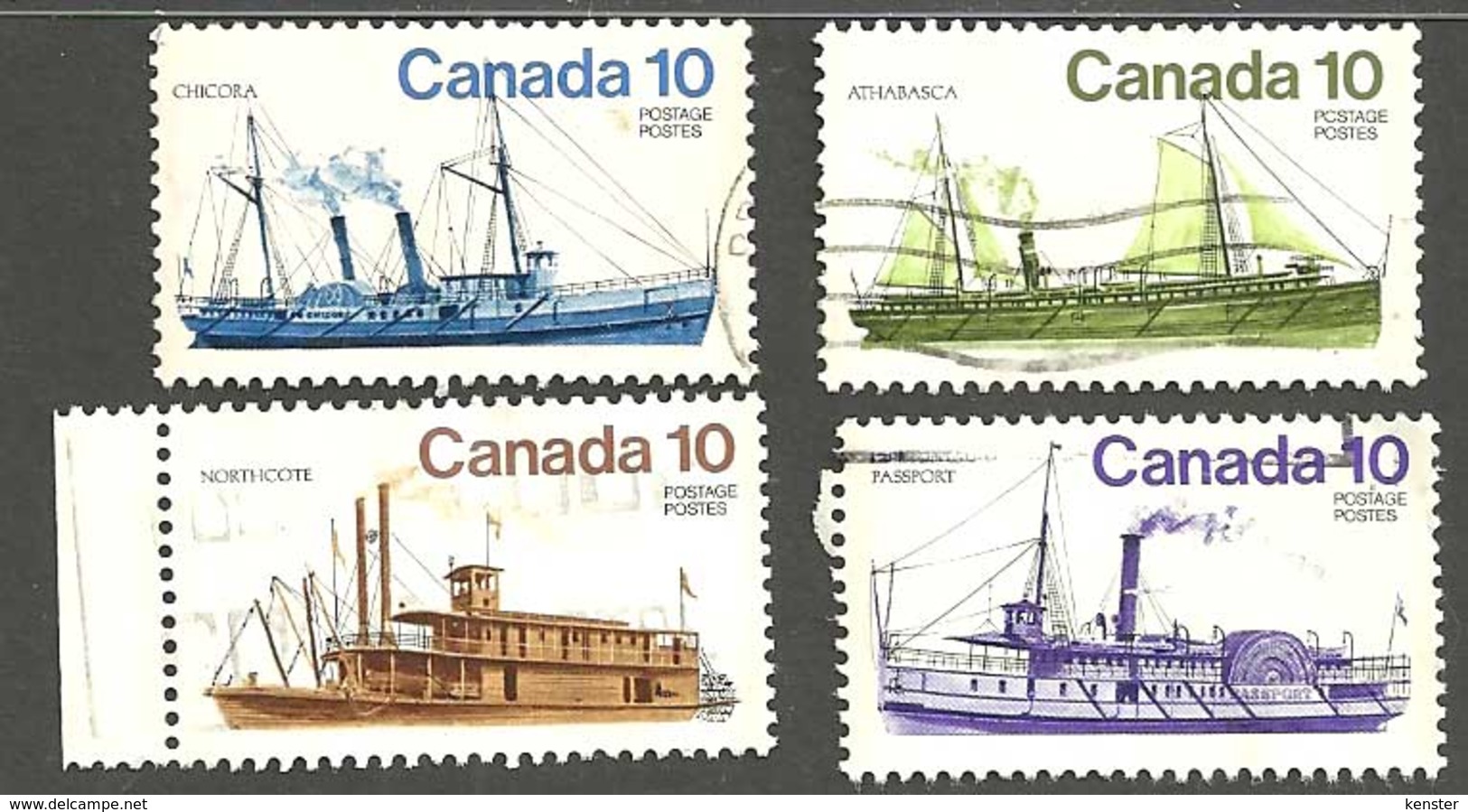 Sc. #700-703 Ships Used Set 1976 K297 - Oblitérés