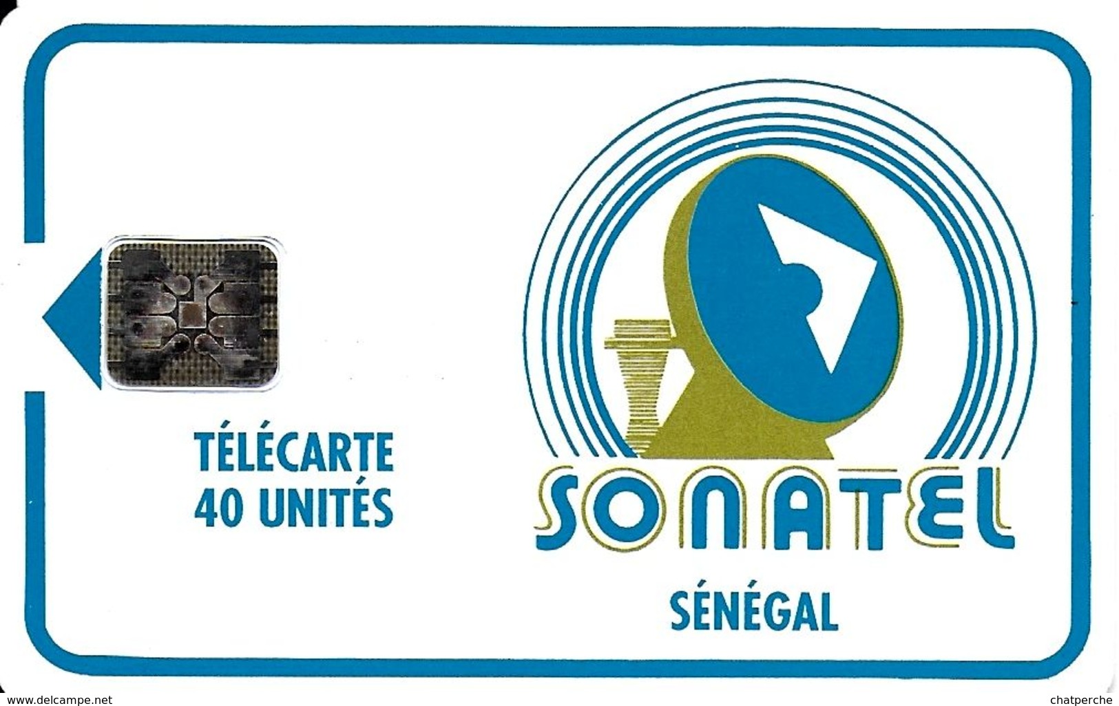 TELECARTE PHONECARD SENEGAL SONATEL 40 UNITES - Senegal