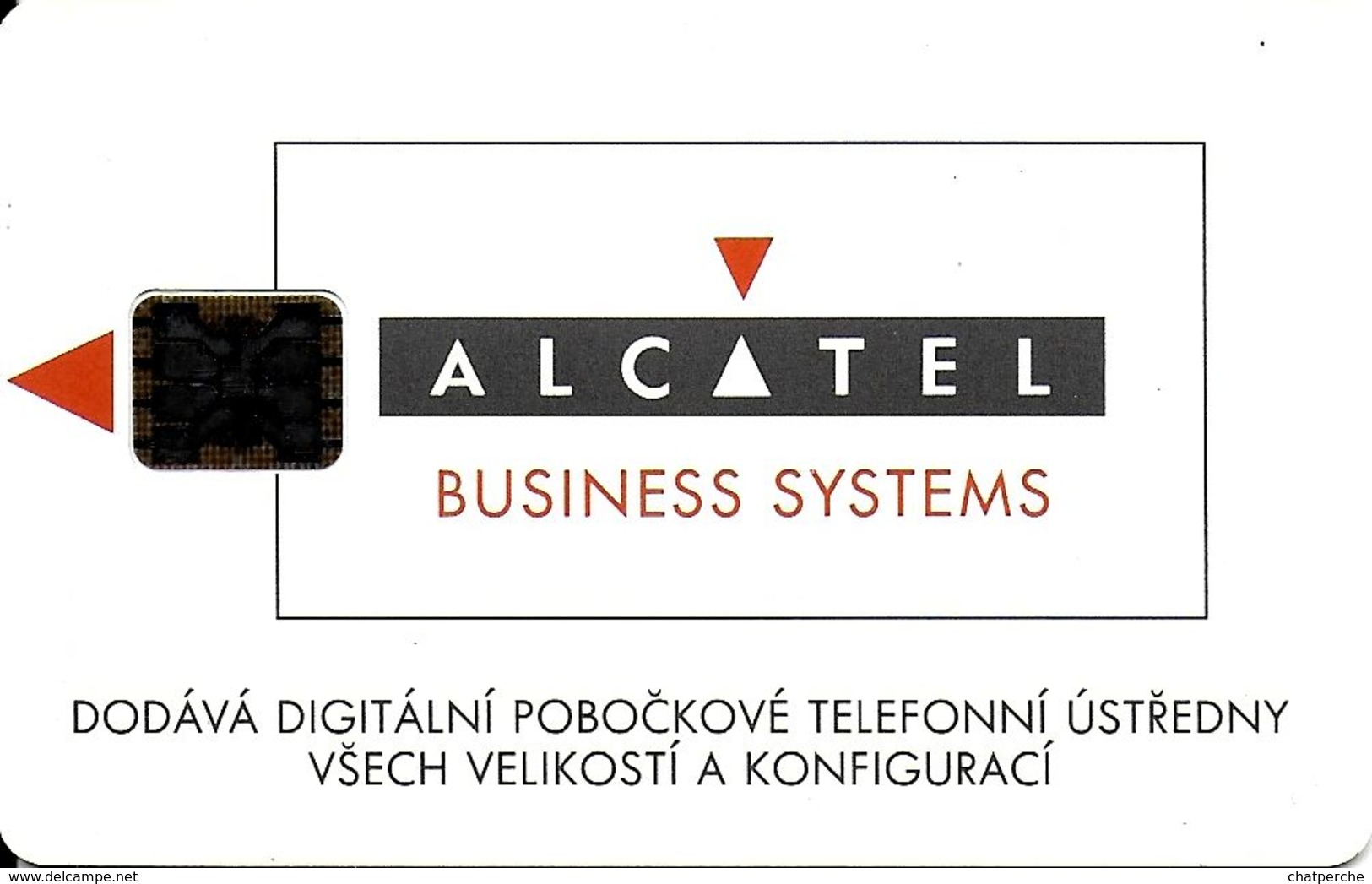 TELECARTE PHONECARD SLOVAQUIE  ALCATEL BUSINESS SYSTEMS  100 UNITES TELECOM PRAHA - Slovaquie