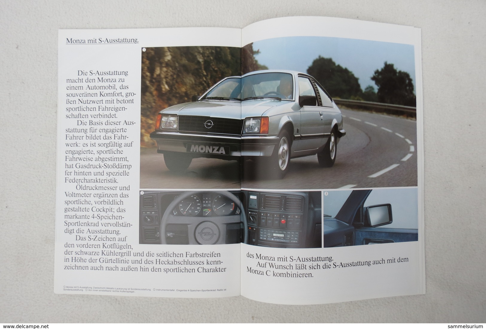 Orig. Prospekt OPEL MONZA Im Format DIN A4 - Catalogues