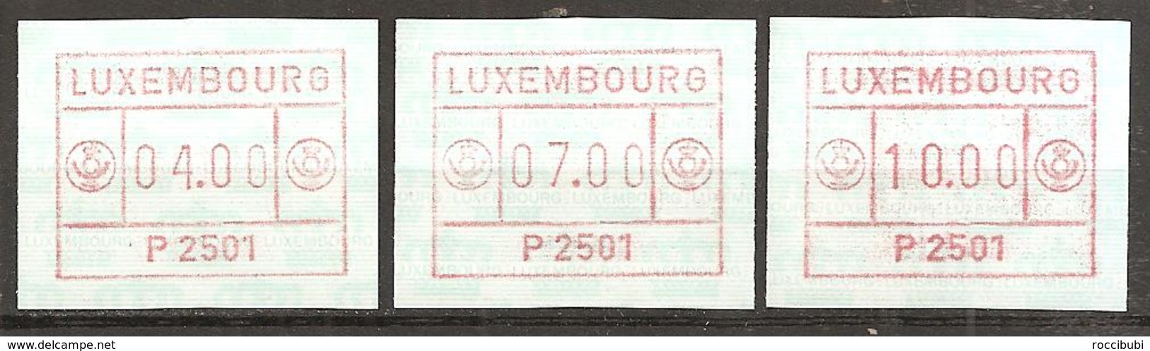 Luxemburg 1983 // Michel ATM 1 ** - Vignettes D'affranchissement