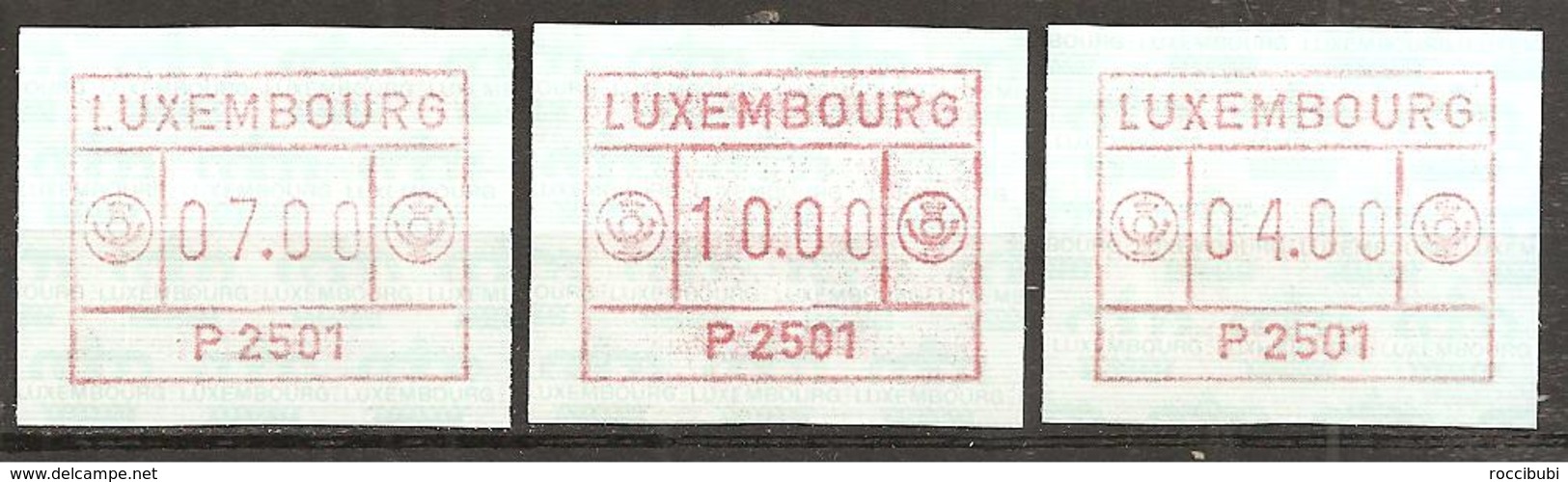 Luxemburg 1983 // Michel ATM 1 ** - Viñetas De Franqueo