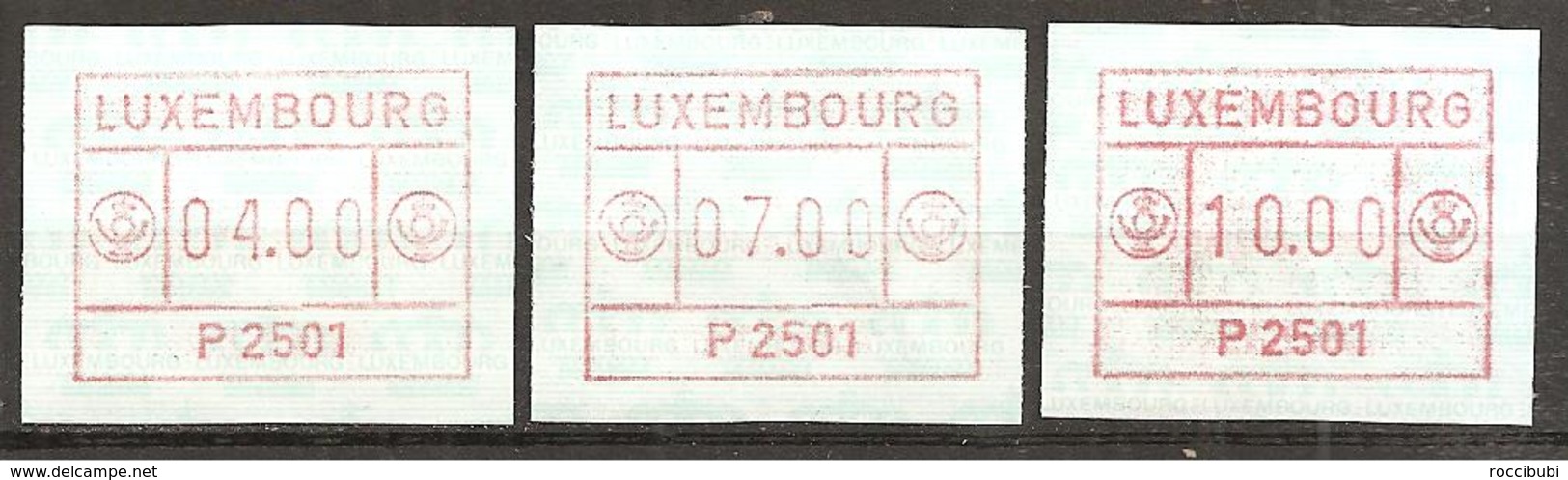 Luxemburg 1983 // Michel ATM 1 ** - Frankeervignetten