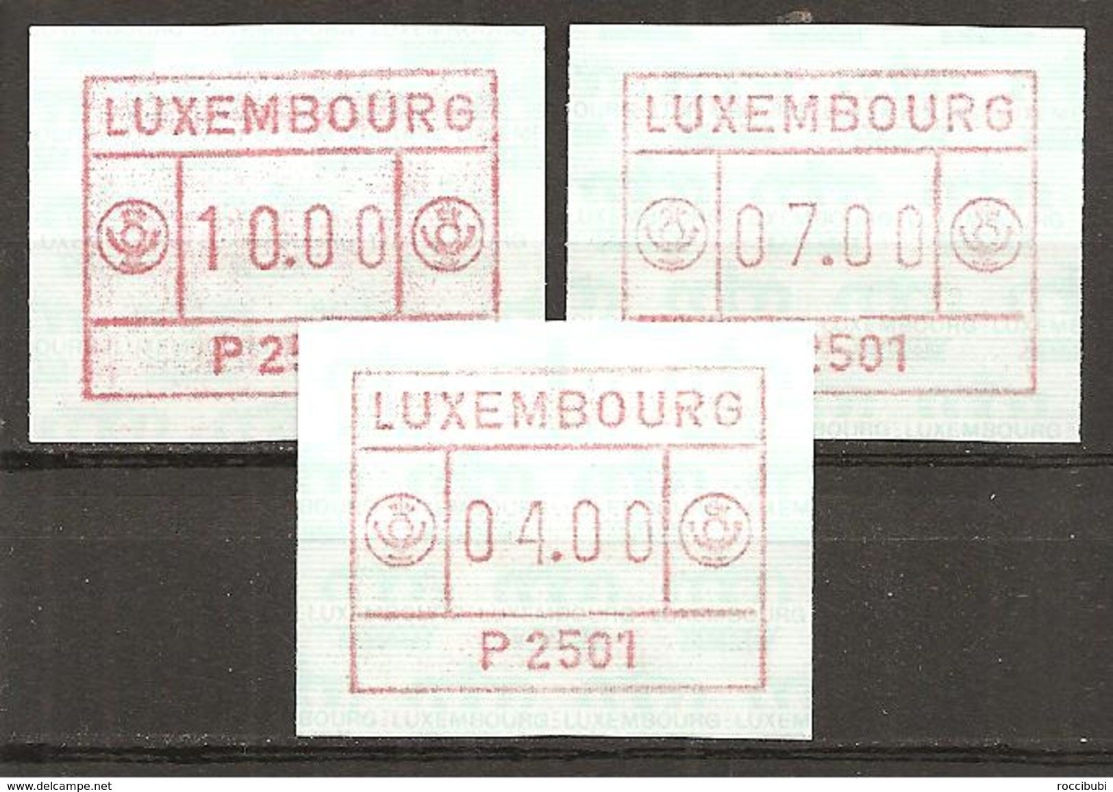 Luxemburg 1983 // Michel ATM 1 ** - Frankeervignetten