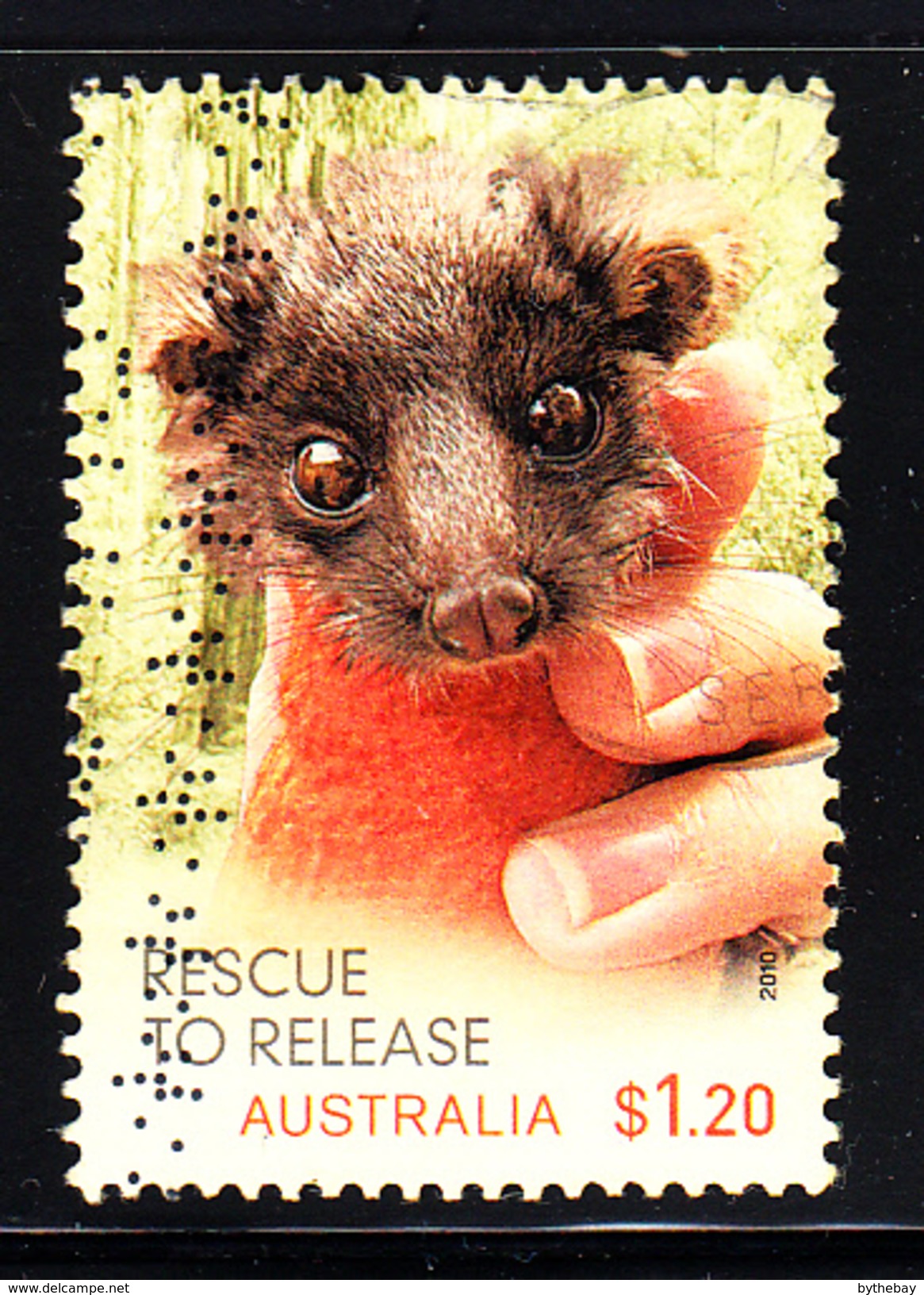 Australia Used 2010 Scott #3366 $1.20 Ringtail Possum - Wildlife Rescue To Release - Usados