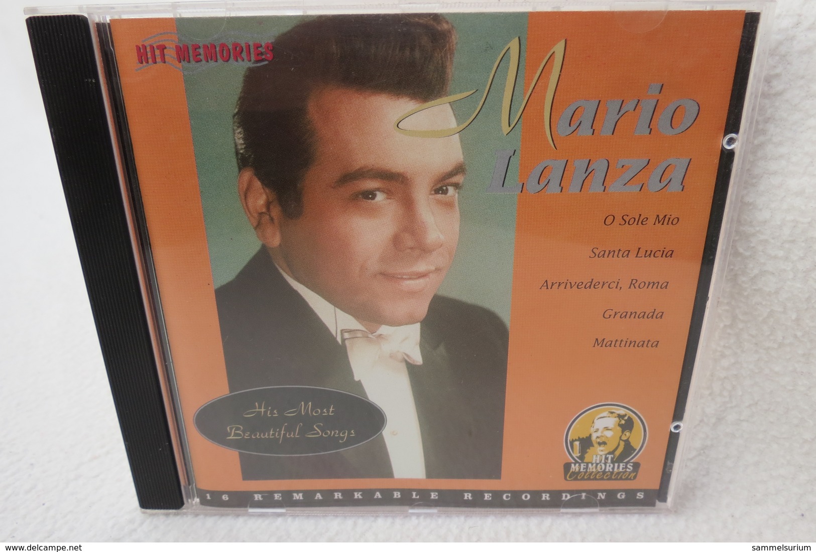 CD "Mario Lanza" His Most Beautifulo Songs (Hit Memories Collection) - Klassik