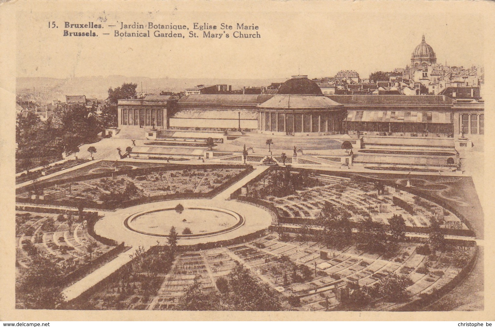 Brussel, Bruxelles, Jardin Botanique, Eglise STe Marie (pk31810) - Marktpleinen, Pleinen