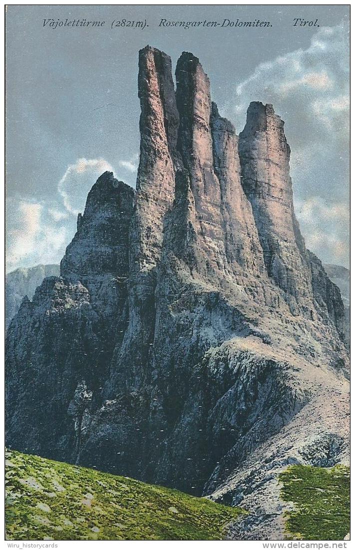 AK 0579  Dolomiten , Rosengarten - Vajolettürme / Verlag Amonn Um 1920 - Bolzano (Bozen)