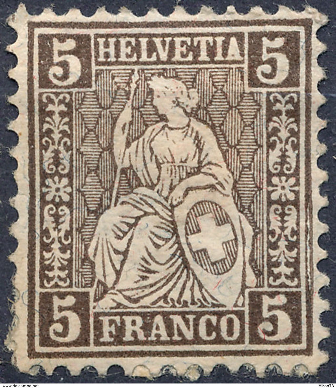 Stamp Switzerland 1881  5c Mint Lot#28 - Nuovi