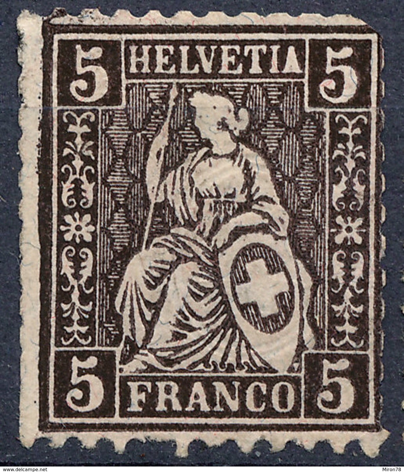 Stamp Switzerland 1881  5c Mint Lot#32 - Nuovi