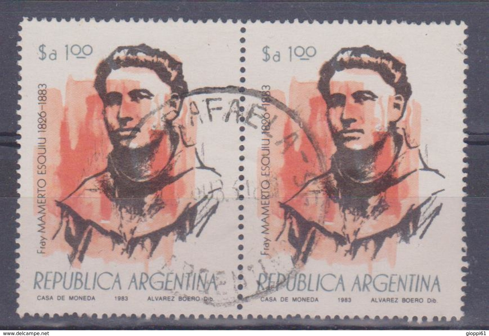 1983 Argentina - Frate Mamerto Esquiu - Usati