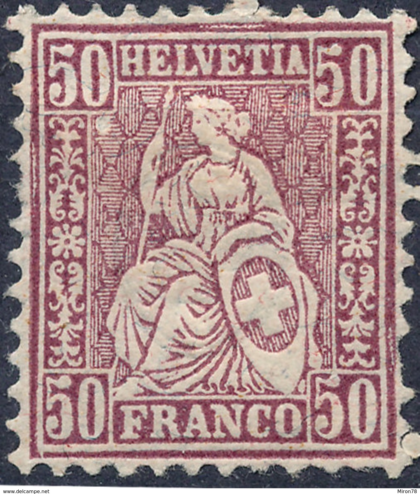 Stamp Switzerland 1881  50c Mint Lot#83 - Nuovi