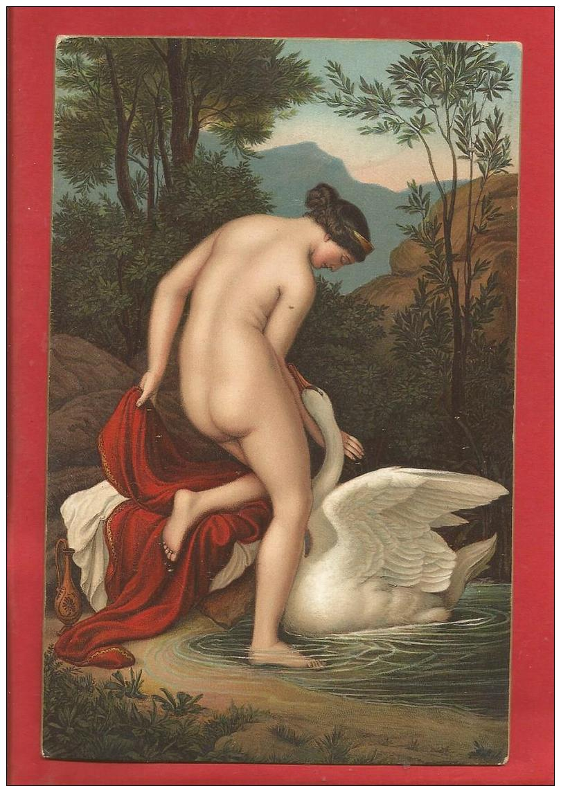 LEDA MIT DEM SCHWAN  - Belle Carte - éditeurs Stengel &amp; Co, Dresden - Peintures & Tableaux