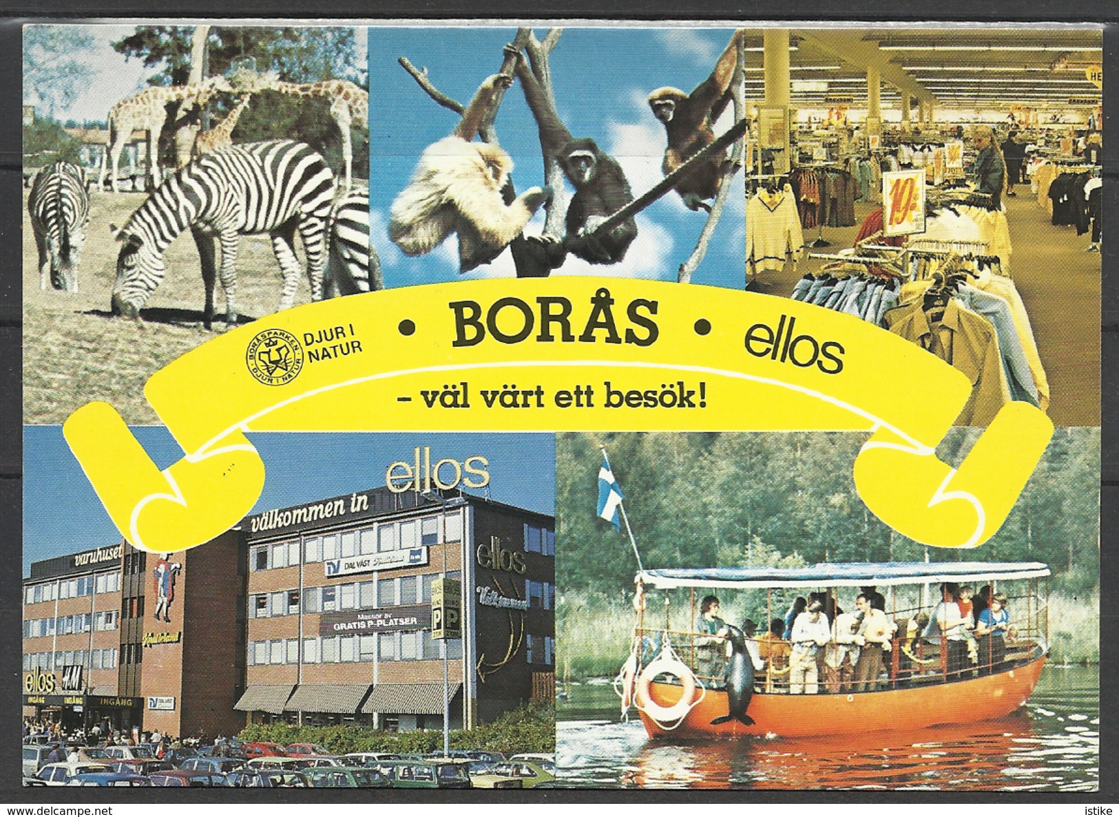 Sweden,Boras, Multi View With Zoo, '80s. - Sweden