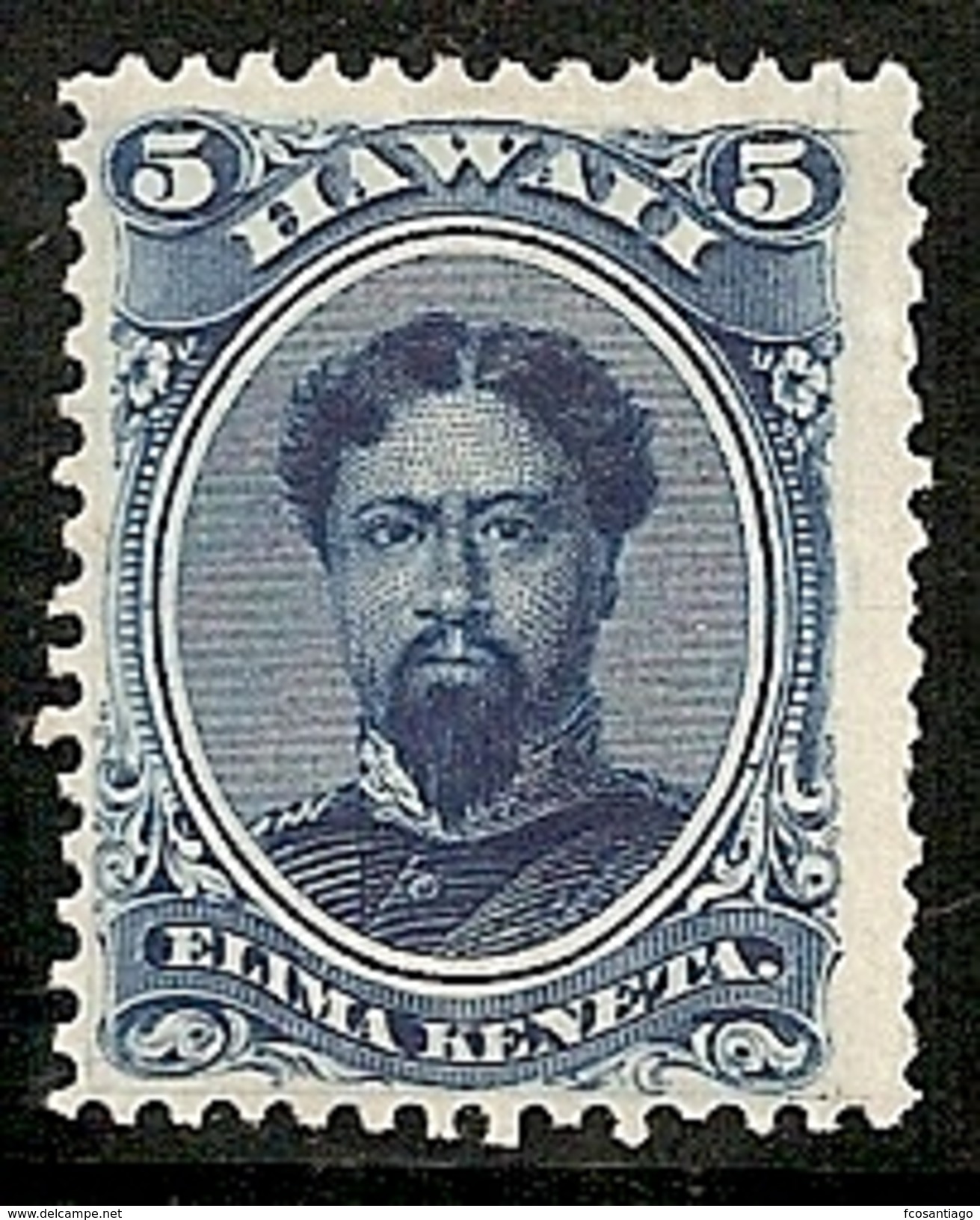 HAWAI 1861 - Yvert #24 - Sin Goma (*) - Hawaii