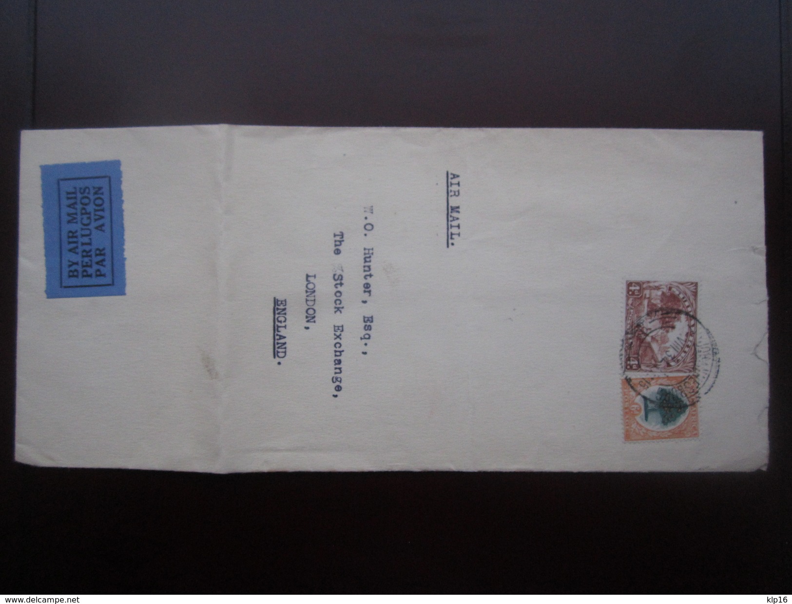 1934 SOUTH AFRICA AIRMAIL JOHANNESBURG COVER To ENGLAND - Unclassified