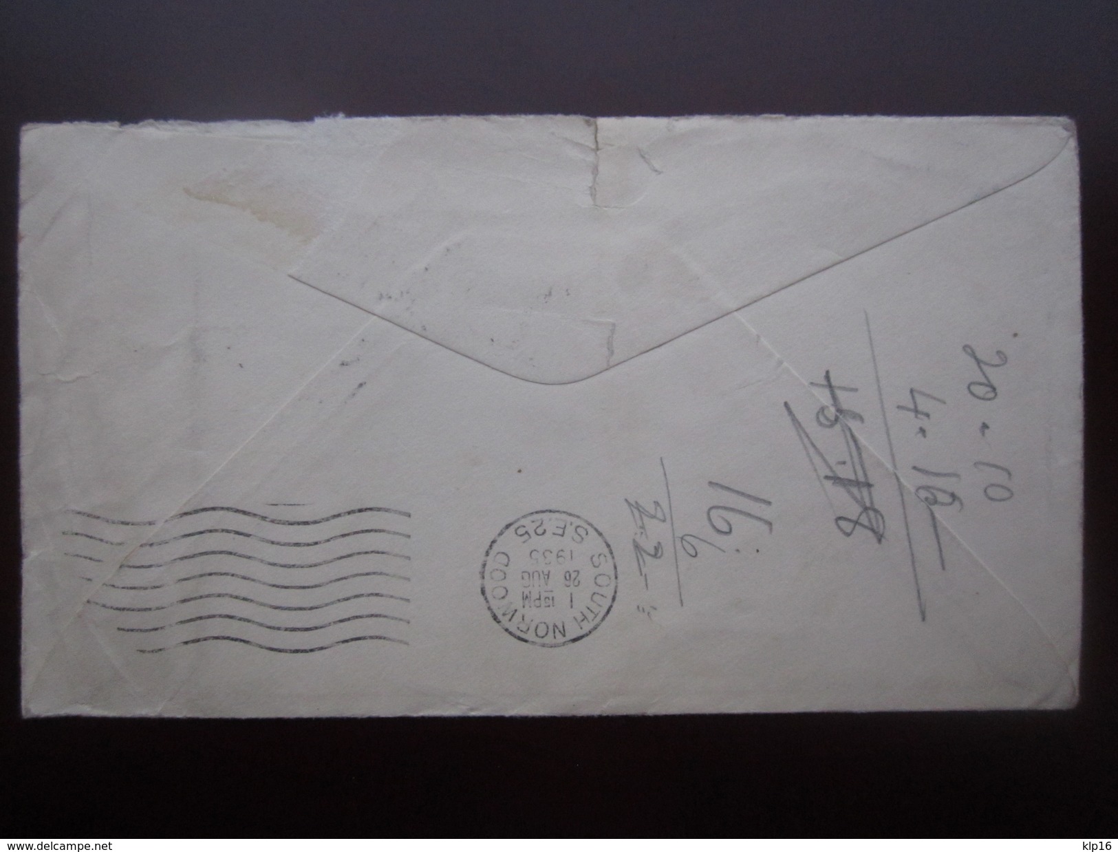 1935 SOUTH AFRICA AIRMAIL BLOEMFONTEIN COVER To SCOTLAND - Zonder Classificatie