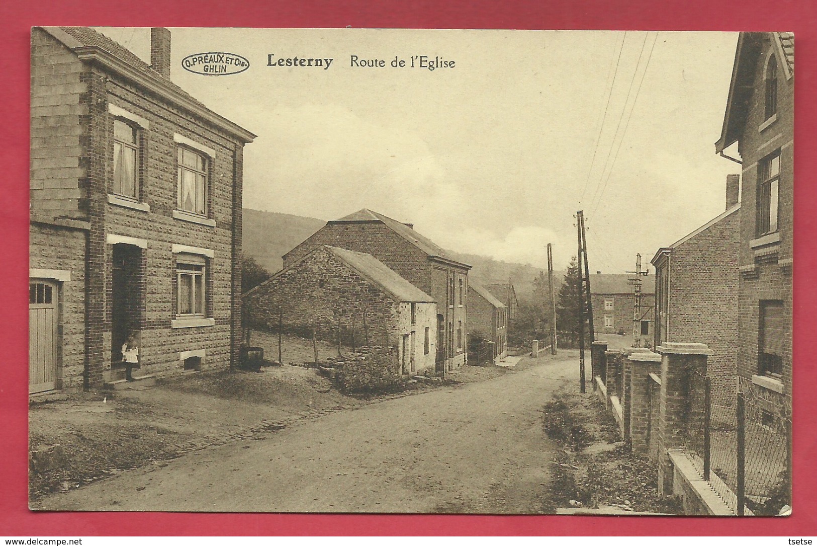 Lesterny - Route De L'Eglise ( Voir Verso ) - Nassogne