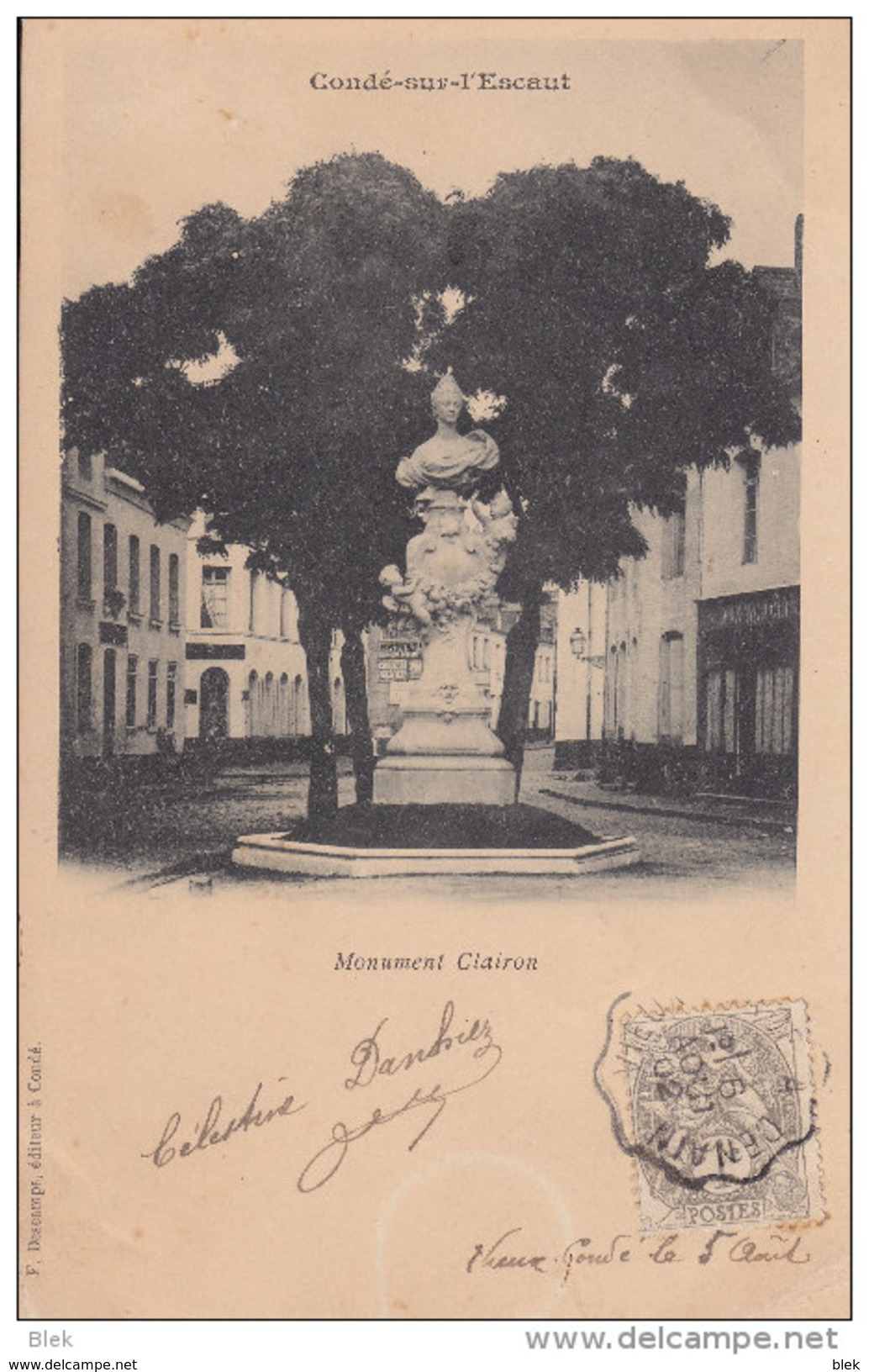 59. Nord : Condé : Monument Clairon . - Conde Sur Escaut