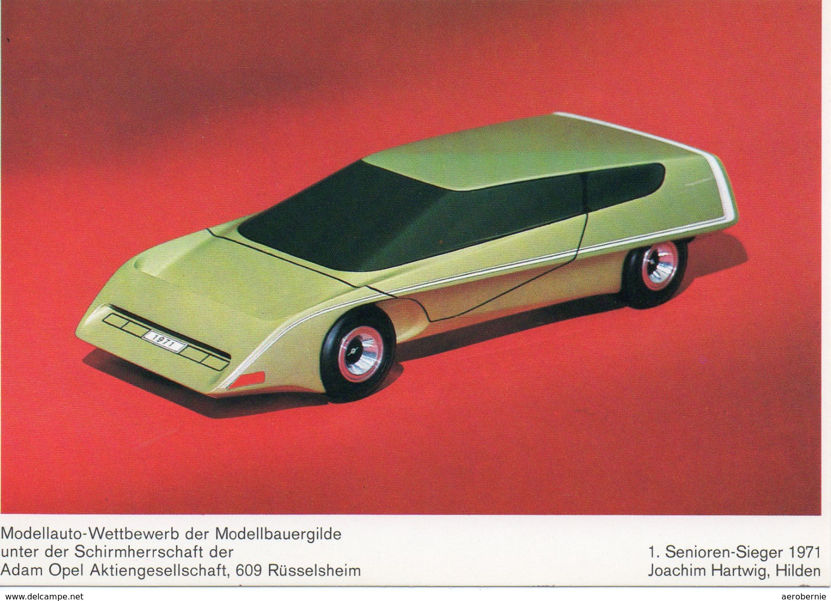 OPEL - Modellstudie / Sieger Wettbewerb 1971 Senioren - PKW