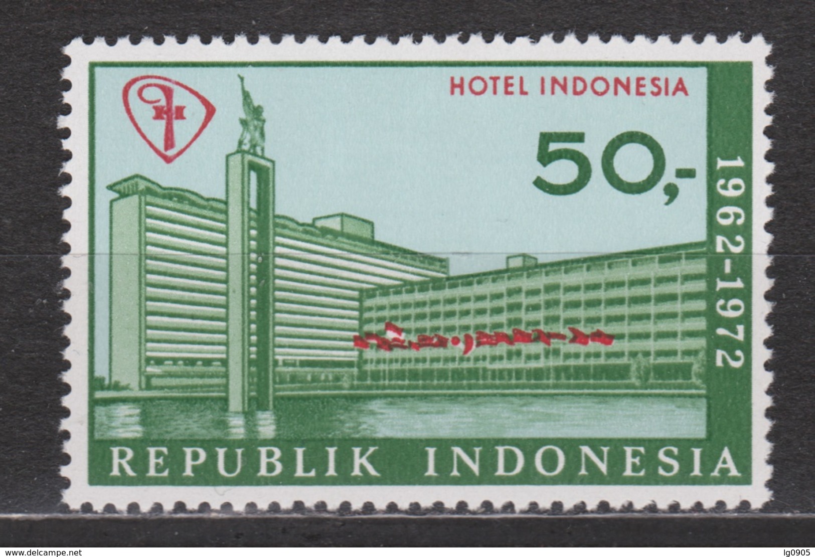 Indonesie 719 MNH 10 Jaar Years Hotle Indonesia 1972 ;NOW MANY STAMPS INDONESIA VERY CHEAP - Indonesië