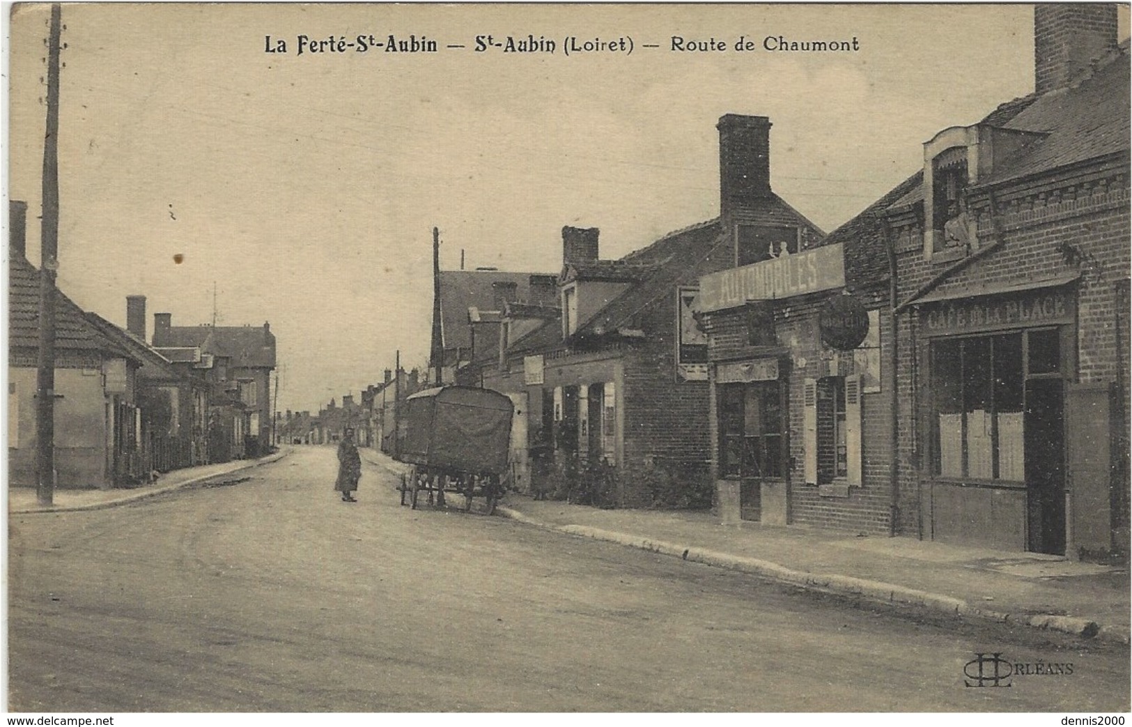 LA FERTÉ SAINT AUBIN (45) - Route De Chaumont - Ed. L. Lenormand, Orléans - La Ferte Saint Aubin