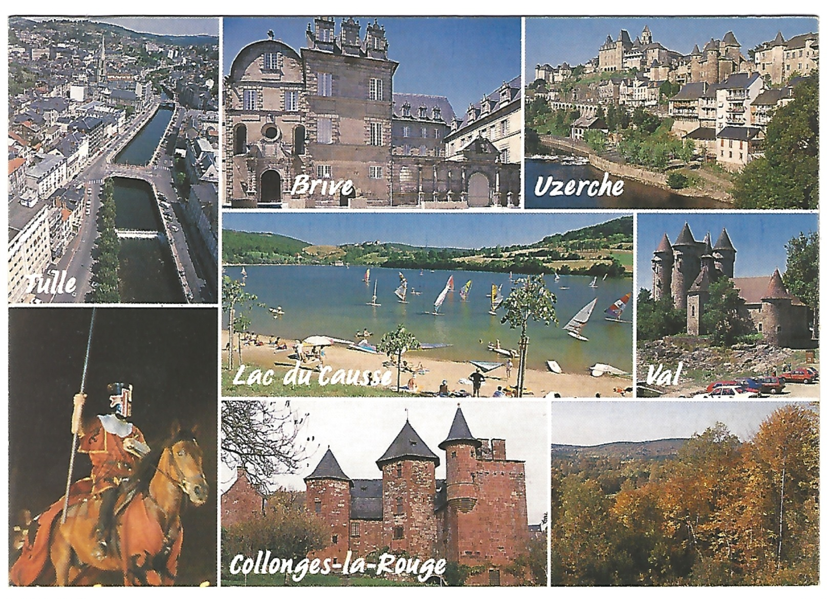 19 TULLE BRIVE UZERCHE LAC-DU-CAUSSE CHATEAU-DE-VAL COLLONGES-LA-ROUGE MONEDIERES CHEVALIER - Autres & Non Classés