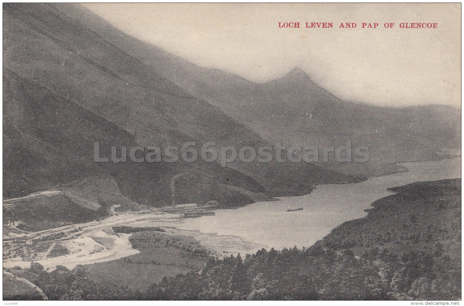 Loch Leven And Pap Of Glencoe - Kinross-shire