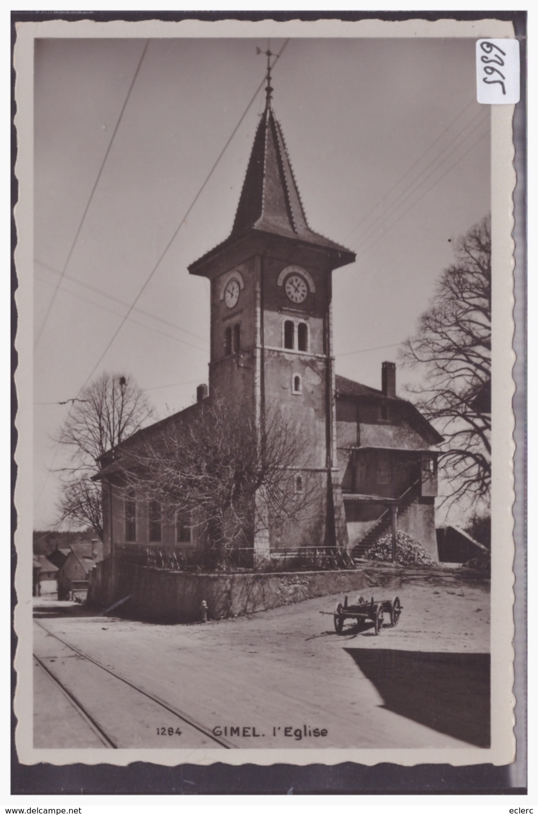 DISTRICT D'AUBONNE /// GIMEL - L'EGLISE - TB - Gimel