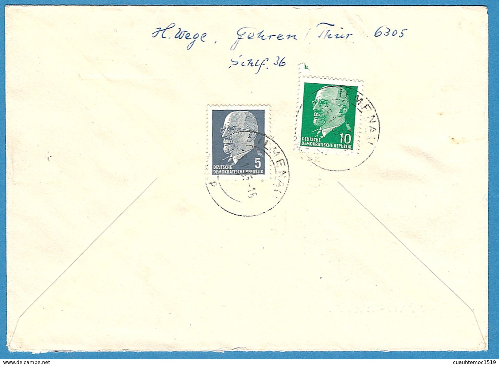 Deutschland / DDR /Germany 1965: Nr. 1084-1086 - Satz 90. Geb. A. Schweizer: FDC / Einschreiben Ilmenau-BRD° - Sonstige & Ohne Zuordnung