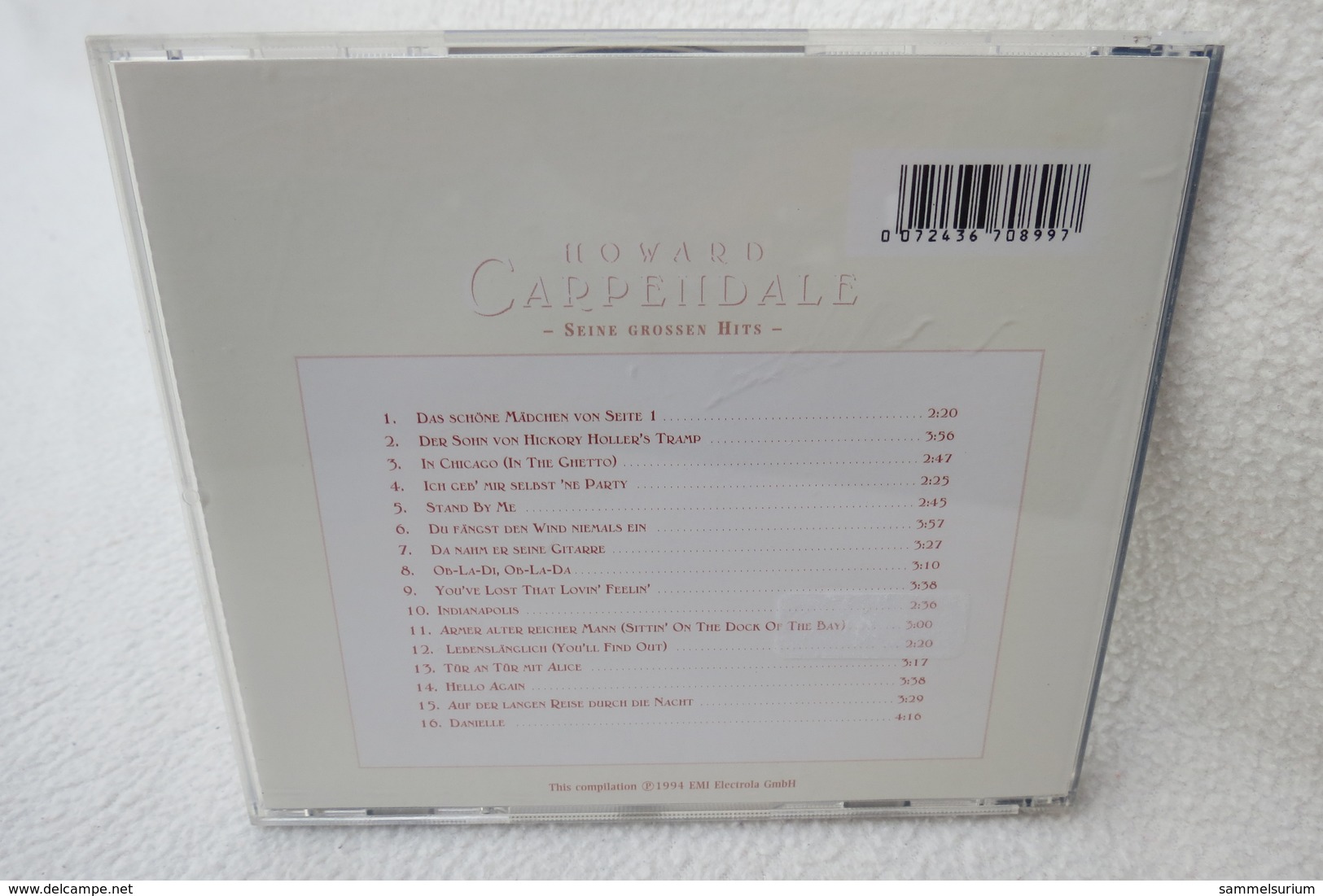 CD "Howard Carpendale" Seine Grossen Hits - Otros - Canción Alemana