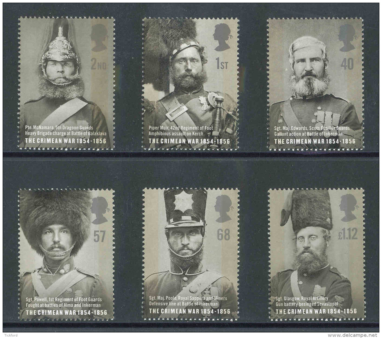 GRANDE-BRETAGNE - 2004 - Yvert  2588/2593 - NEUFS ** Luxe MNH - Série Complète 6 Valeurs - Guerre De Crimée - Nuovi