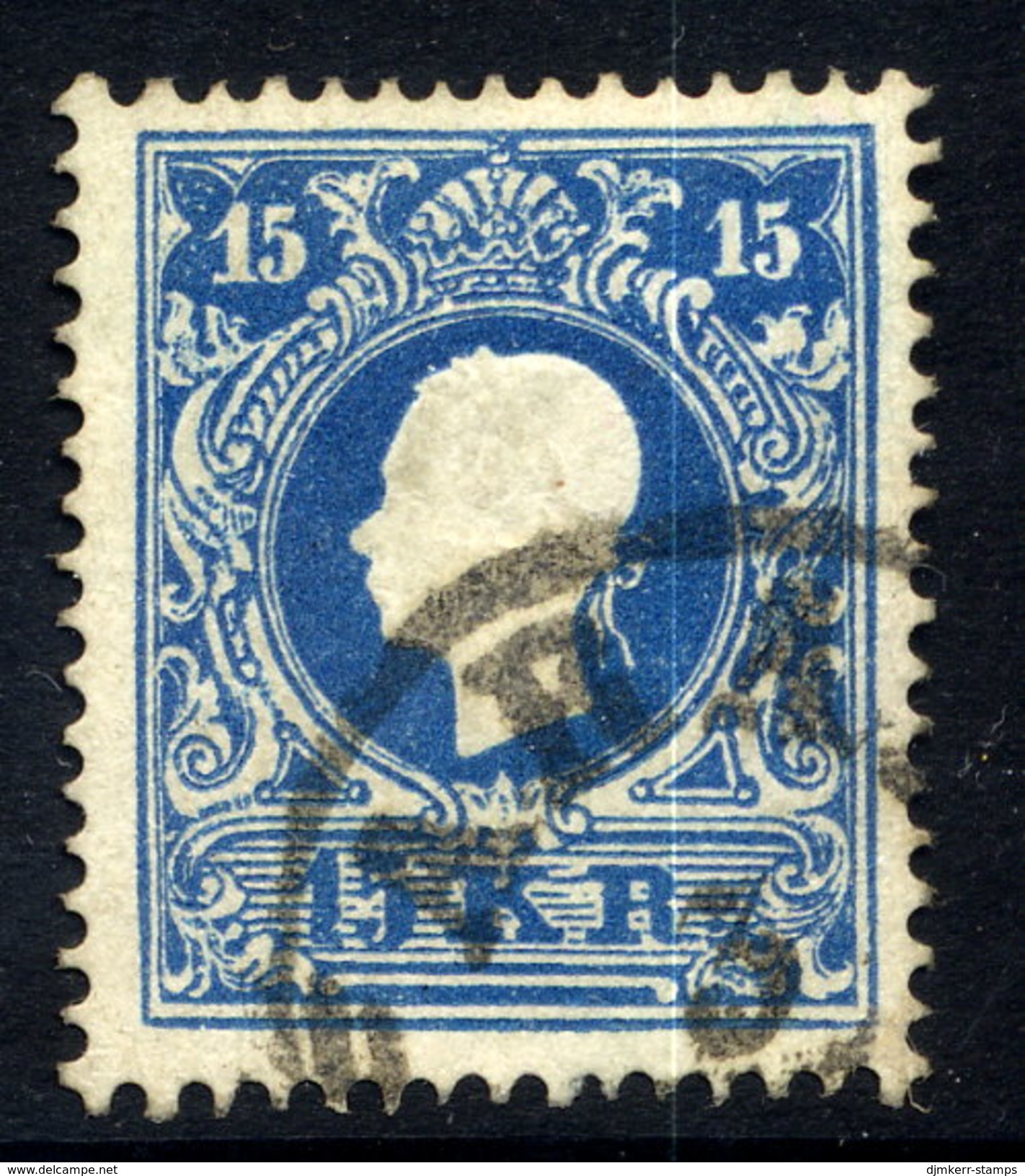 AUSTRIA 1859 15 Kr Type I  Used.  Michel 15 I - Used Stamps