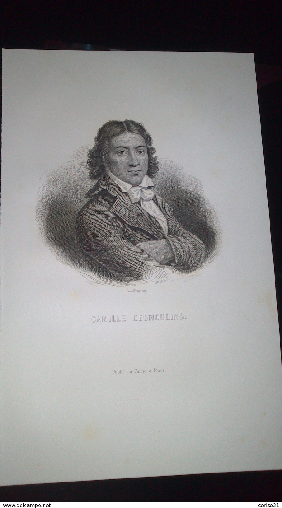 Affiche (gravure) - Portrait De Camille DESMOULINS - Affiches