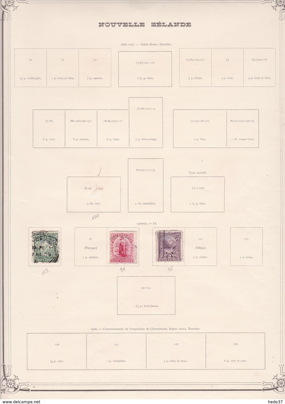 Nouvelle Zélande - Collection Vendue Page Par Page - Timbres Oblitérés / Neufs * (avec Charnière) -Qualité B/TB - Used Stamps