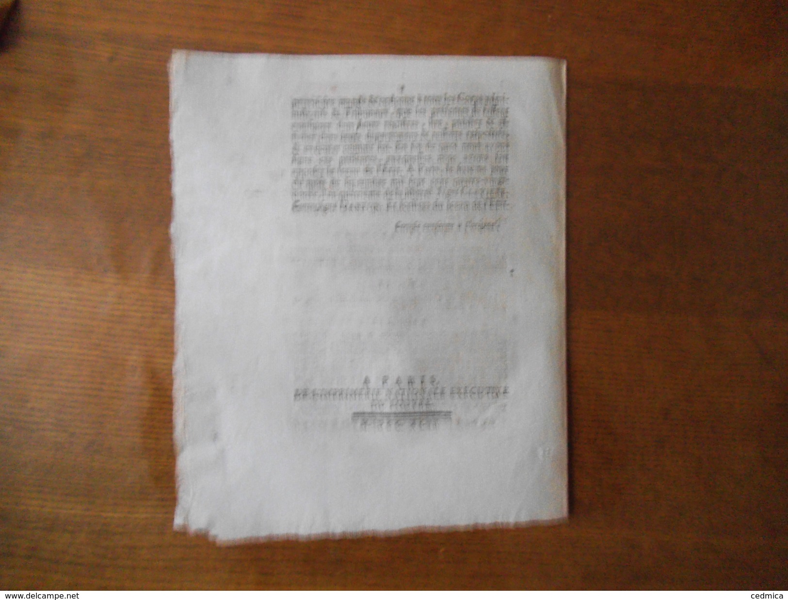 4 SEPTEMBRE 1791 LOI RELATIVE AUX TROUBLES EXCITES DANS LE DISTRICT DE CHÂTILLON ET QUI FIXE A BRESSUIRE L'ADMINISTRATIO - Centre - Val De Loire