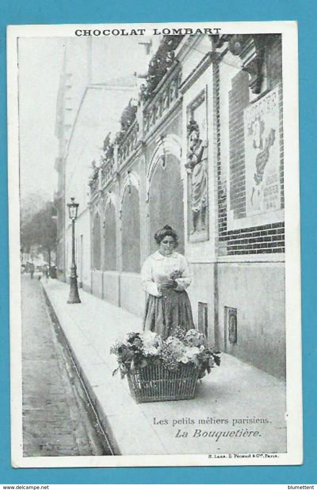 CPA LES PETITS METIERS PARISIENS La Marchande De Fleurs La Bouquetière - Ed.LAAS ET PECAUD - Petits Métiers à Paris