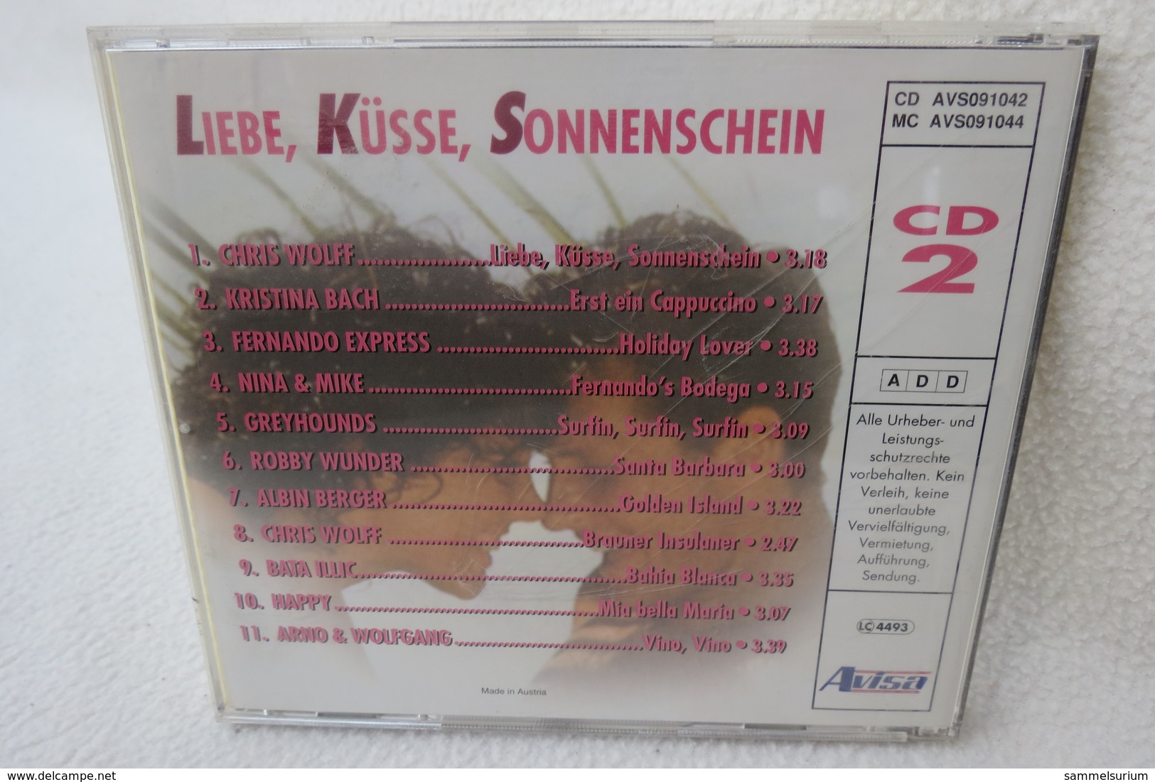 CD "Liebe, Küsse, Sonnenschein" CD 2 - Sonstige & Ohne Zuordnung