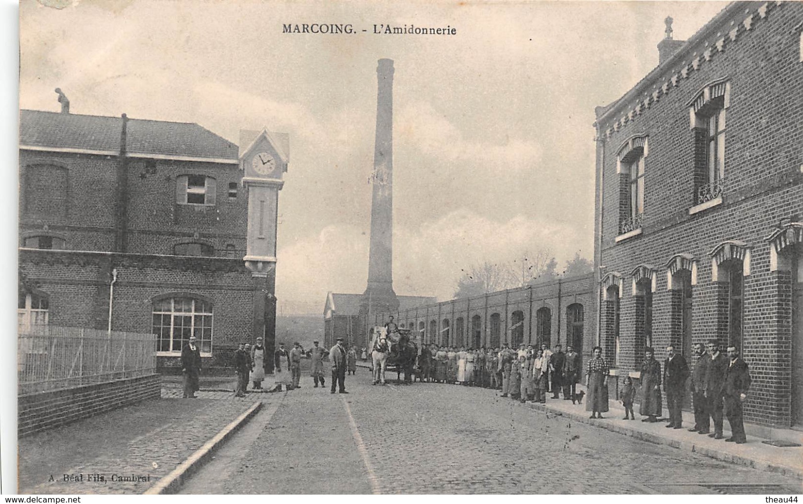 ¤¤  -  MARCOING    -  L'Amidonnerie  -  Usine , Ouvriers , Ouvrières   -  ¤¤ - Marcoing