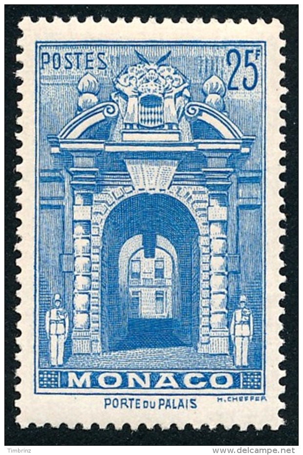 MONACO 1948 - Yv. 313A **   Cote= 57,00 EUR - Porte Du Palais ..Réf.MON20260 - Unused Stamps