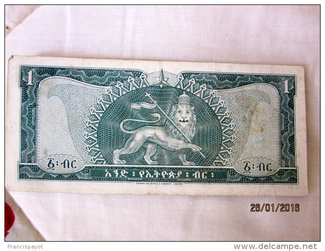 Ethiopie: 1 $ET 1966 - Ethiopie