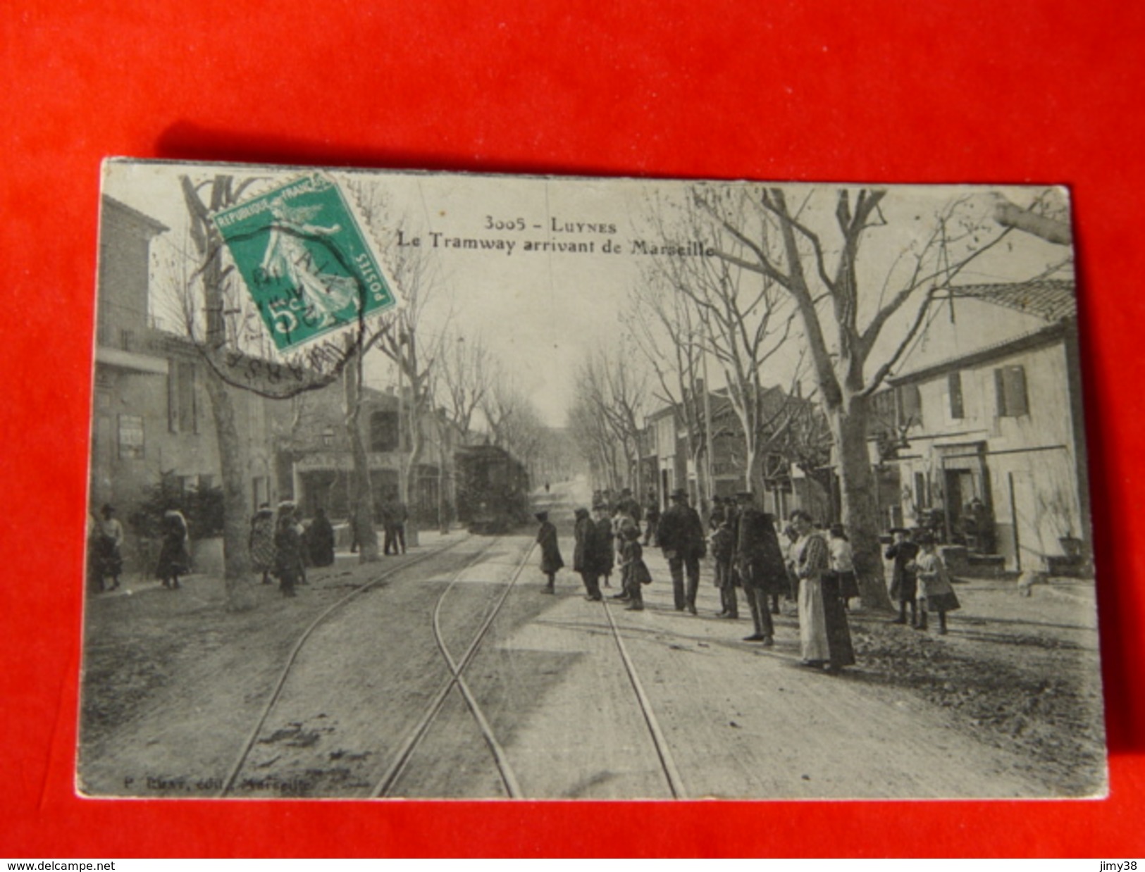 BOUCHES DU RHONE-3005-LUYNES-LE TRAMWAY ARRIVANT DE MARSEILLE-ANIMEE SELECTION - Luynes