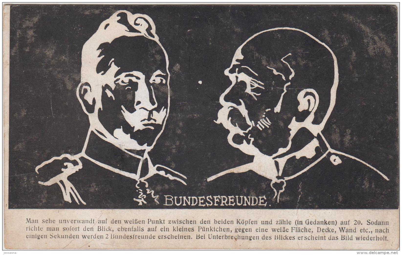 AK -  Kaiser Franz Josef I. Und Kaiser Wilhelm II - BUNDESFREUNDE - Personen