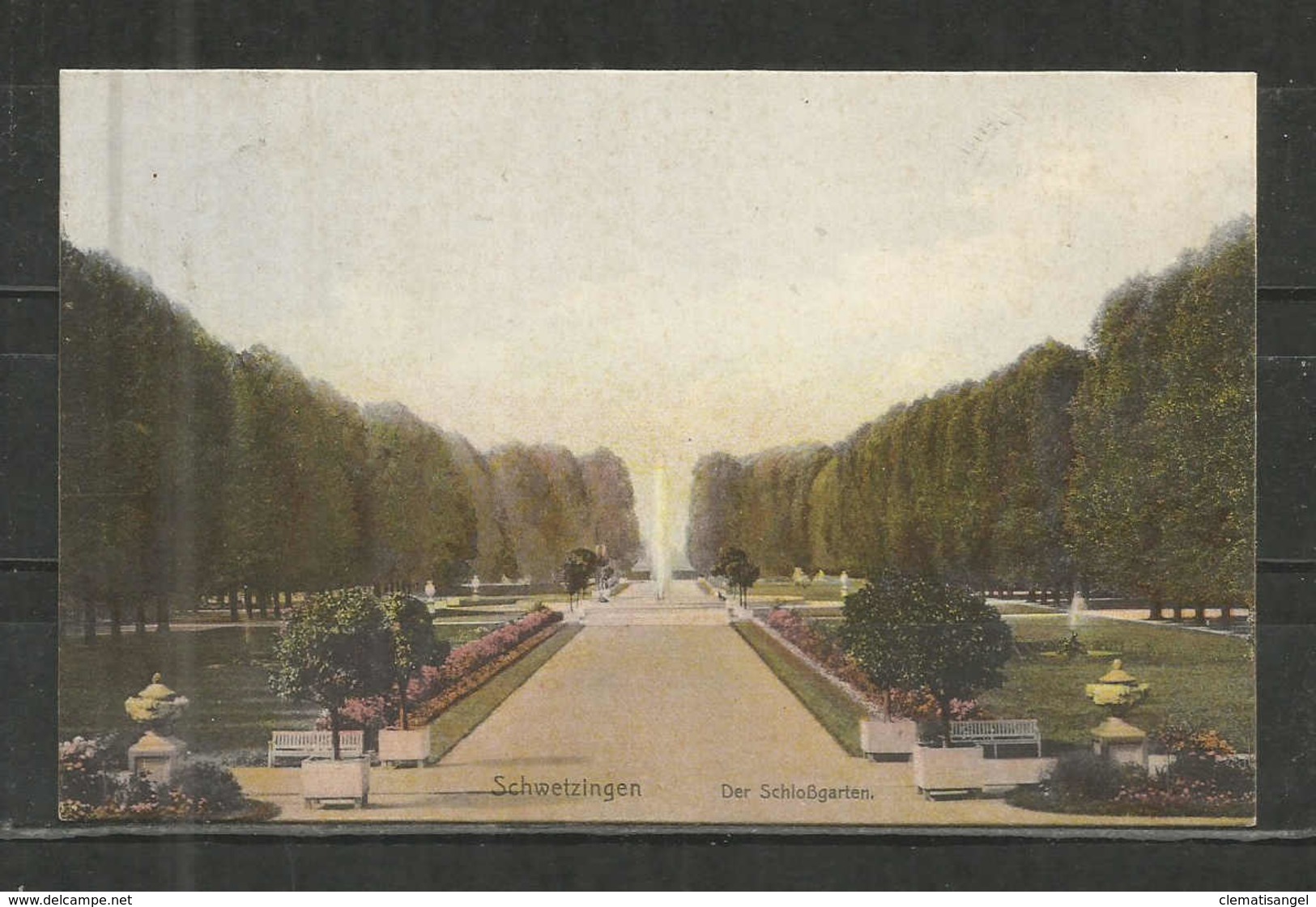 10r  * SCHWETZINGEN * DER SCHLOSSGARTEN * 1908 *!! - Schwetzingen